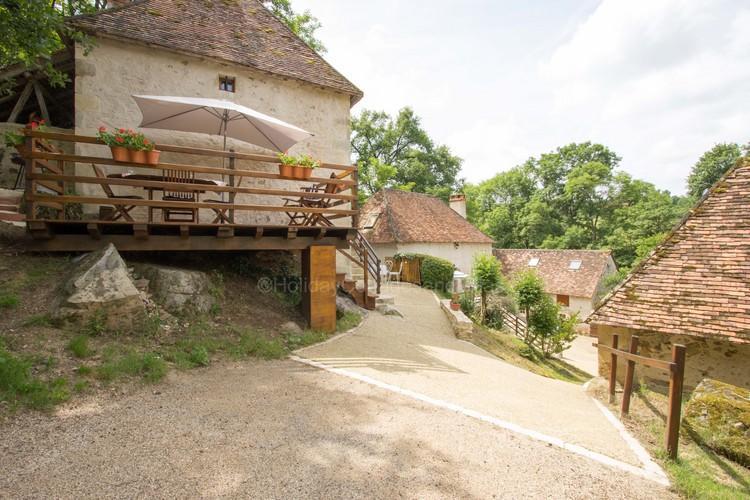 Le Moulin Du Cluzeau Villa Thollet Kültér fotó